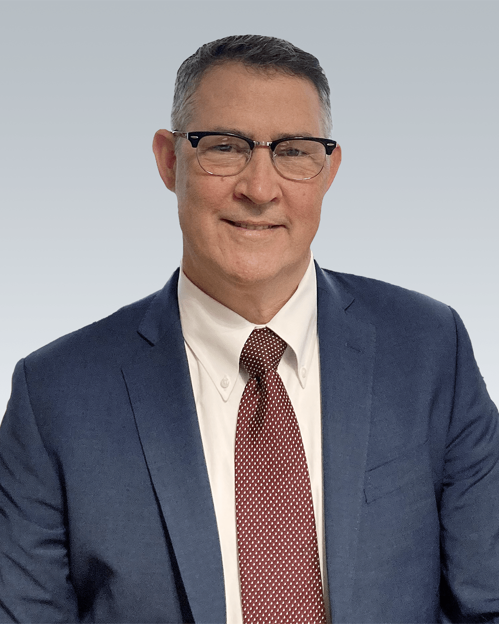 Professional headshot of Frank Sheboy, education expert witness of School Liability Expert Group, in a formal suit.