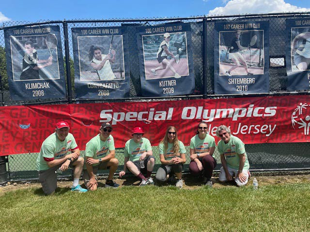 The Education Management Consulting team pitching in at the Special Olympics